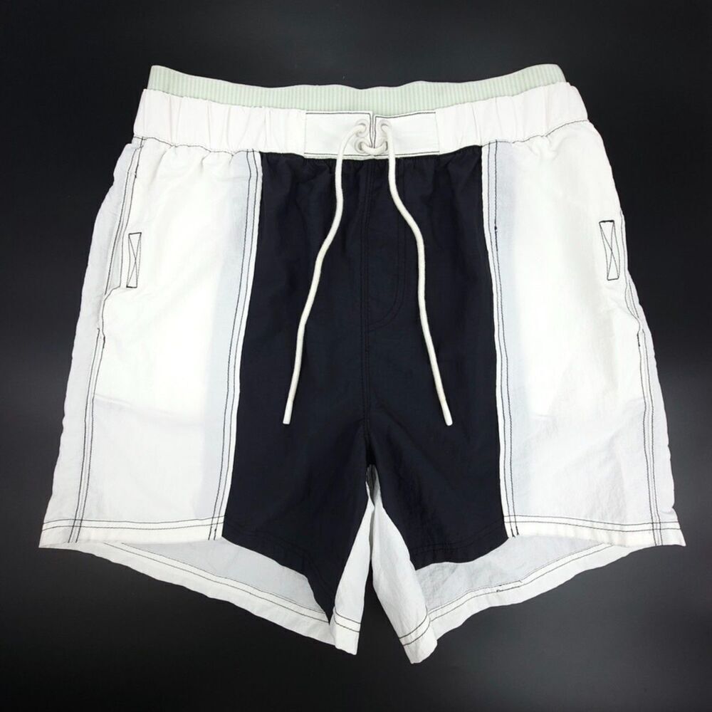 NEW Free People Sun Daze Board Shorts Sporty Bermuda Nylon Hybrid Gorpcore White